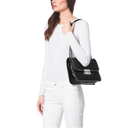 michael michael kors corrine large shoulder bag|Michael Kors outlet shoulder bag.